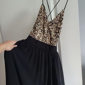 Gold Sequin dress